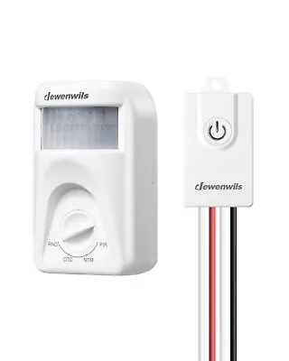 DEWENWILS Wireless Motion Sensor Light SwitchDusk To Dawn & PIR Motion Sensor • $22.94