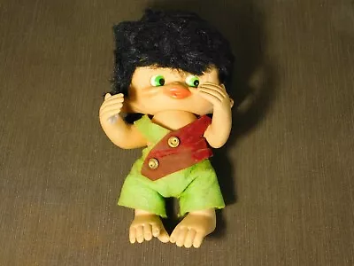 Vintage Toy 8  High  1965 Unica Belgium Monkey Boy Troll Doll • $55.99