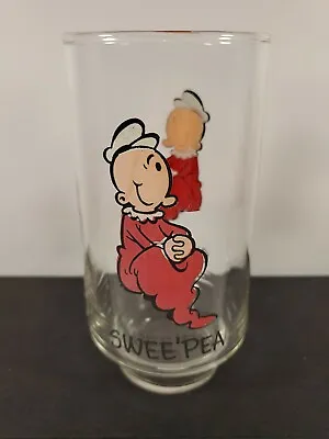 Coca-Cola Kollect-A-Set Popeye  Sweet Pee  Collector Glass Tumbler 1975 • $12.98