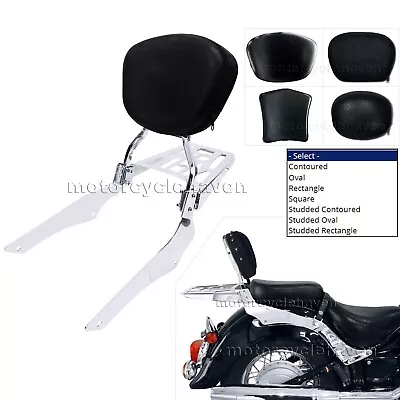 Sissy Bar Backrest Pad With Luggage Rack For 1998-up Yamaha V Star 650 Classic • $165.70