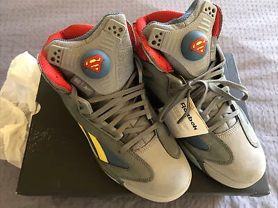 Reebok Pump Dc Superman Shaq Attaq. Us 8 Uk 7 Men Shoes Brand New In Box • $400