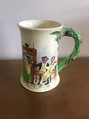 Crown Devon Fieldings Musical Mug “Auld Lang Syne” C1935-62: Restored Mechanism • $196