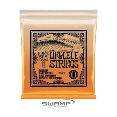 $12.99 • Buy Ernie Ball 2329 Ball End Ukulele Strings For Concert Or Soprano - Clear