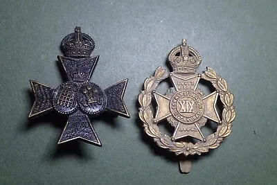 Cap Badge. X 2 London Regiment. 16th & 19th Battalions • £10