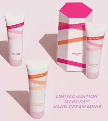 Mary Kay Hand Cream Minis~set Of 3~pink Freesia Peach Gardenia & Citrus Fields! • $15.99