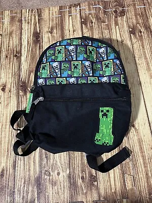 Minecraft Creeper Mini Kids Backpack Zip Up • $12.99