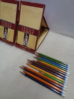 Venus Paradise Colored Pencils Watercolor Used Set 1950s  • $21.99