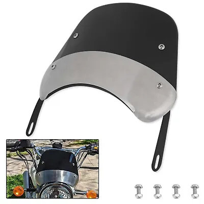 5 -7  Round Headlight Motorcycle Windshield Windscreen For Suzuki VX 800 SV 650 • $26.59