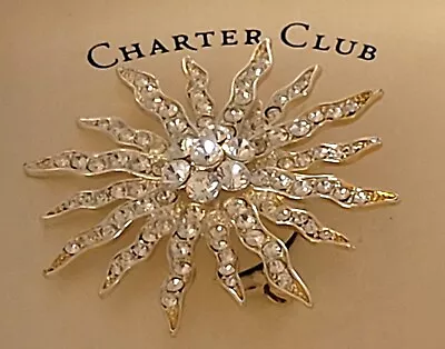 Charter Club Sunburst Pin - Vintage • $2.98