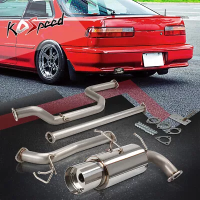 4.5  Tip Muffler Stainless Catback Exhaust System For 90-93 Integra DA9 DB1-DB2 • $149.87