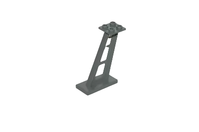 Lego® 9V TRAIN Railway Monorail Support Pillar Stanchion GREY SIDE  • $2.26