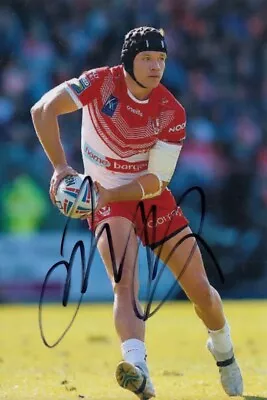 Jonny Lomax Hand Signed St Helens 6x4 Photo Rugby League Autograph 2 • £2.99