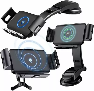 10W Wireless Car Fast Charger For Samsung Z Fold  4 5 IPhone 14 13 12 Car Holder • $41.89