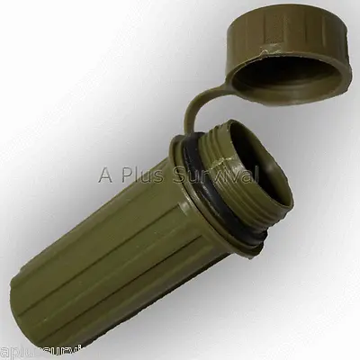 2 Pack Plastic Match Tinder Box Olive Drab Waterproof Container Survival • $8.99