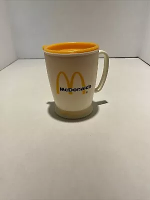 Vintage Mcdonalds Coffee Travel Mug Plastic Cup Whirley Industries Pa • $10.79