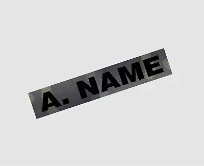 Multicam Black Name Tape Ir Patch 5 X 1  Custom With Velcro® Brand Fastener • $18.50