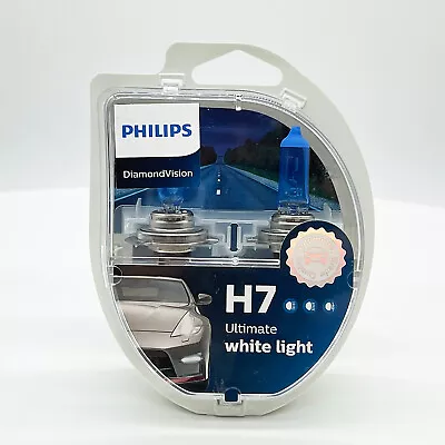 OPENBOX H7 Philips Diamond Vision 12972DVS2 Halogen Headlight Bulbs MC266 • $25.29