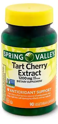 $11.79 • Buy Tart Cherry Concentrate 1200 Mg Antioxidant Promotes Uric Acid Cleanse, 90 Caps