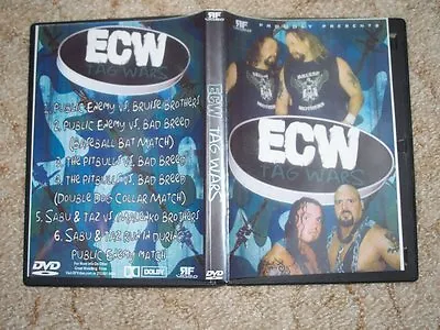 ECW Wrestling DVD Tag Wars 1995 WWF WCW WWE TNA NWA WXW XPW CZW USWA DWA GWF GWP • £13.70
