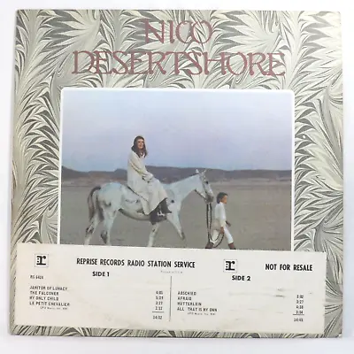 NICO ‎ Desertshore  1970 1st US WL Promo LP EX/NM  John Cale Velvet Underground • $149.95