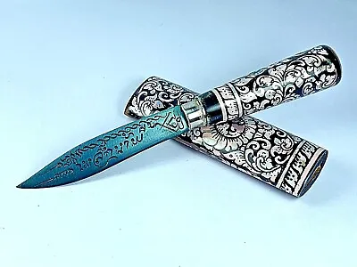 Blessed Lek Namphi  Mother Of Pearl Meed Mor Knife Sword Dagger Thai Amulet • $139.99