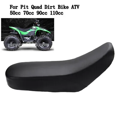 Black PVC Foam Seat For 50CC 70CC 90CC 110CC Pit Quad Dirt Bike ATV • $37.31