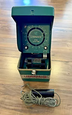 Vintage Lowrance Fish Locator Lo-K-Tor  Depth Finder LFP-300D Untested • $42.95