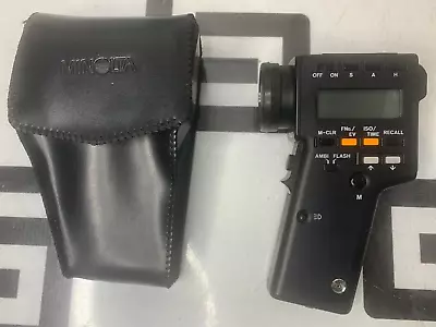 Case Minolta Spotmeter F Light Exposure Spot Meter Case PARTS NO POWER • $99.99