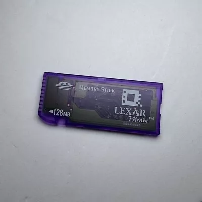 Lexar Media 128MB Memory Stick Card 128MB • $19.95