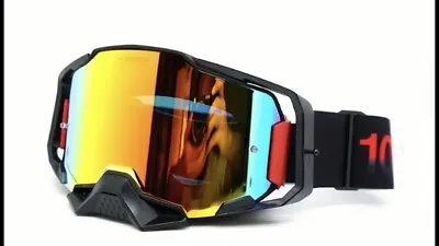 100% Goggles New With Hiper Lens Sold Loose Black/Red Look At Pictures • $35.99