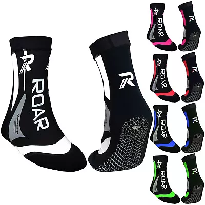 ROAR MMA Ankle Support Neoprene Brace Socks Tendon Pain Boxing Foot Guard Pad • $15.19