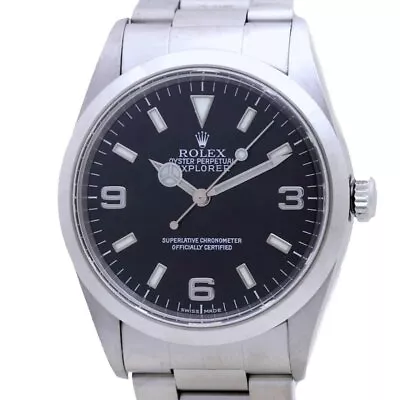 ROLEX Explorer1 14270 [Polished] Stainless Steel Men's Watch /39246 • $10337