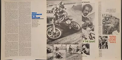 1975 World Championship Motorcycle Race Ohio 8p Print Article Marty Smith • $7.99