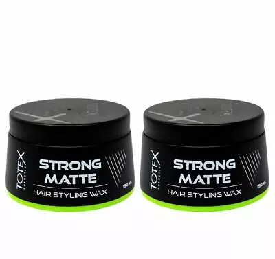 Totex Hair Styling Wax Strong Matte Natural Look Green (2 Pcs Offer) • £9.99