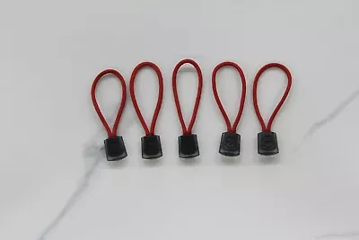 LOT Of 5 Victorinox Swiss Army Knife Cord Lanyard Red With Rubber Grip 4.1824.1  • $25