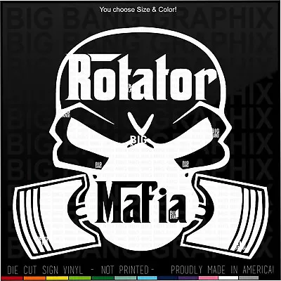 ROTATOR MAFIA Vinyl Decal Sticker Rotator Tow Truck Heavy Duty Driver Custom • $17.99