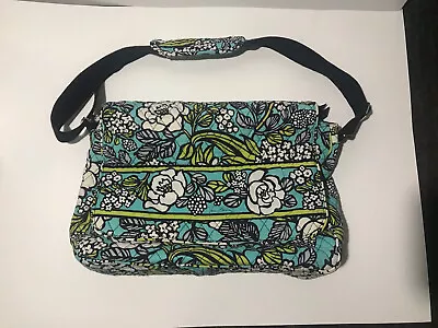 Pre-owned Vera Bradley Island Blooms Messenger Laptop Bag • $18