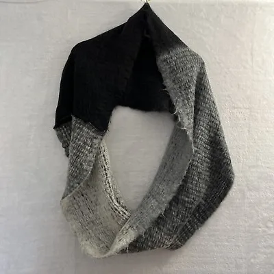 Steve Madden Infinity Scarf Womans One Size Colorblock Gray Polyester Blend • $6.49