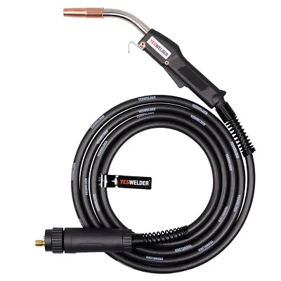 MIG Welding Gun Euro Connection 15ft 250A Replacement Longevity Esab Tweco #2 • $84.99