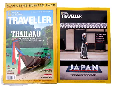 National Geographic Traveller #116 ~ Oct 2023 ~ 2 Mag Bumper Pack ~ New Sealed • £5.95