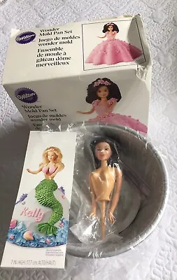 Wilton Classic Wonder Mold Pan Set Create Princess Bride Doll Cake Mermaid 3D • $17.90