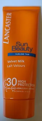 Lancaster Sun Beauty Sublime Tan Velvet Milk 75ml X2 SPF 30 BRAND NEW  • £11