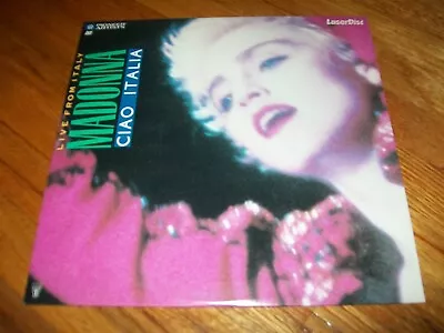 MADONNA - CIAO ITALIA LIVE FROM ITALY Laserdisc LD MUSIC EXCELLENT VERY RARE • $19.99