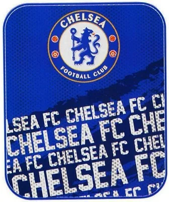 Chelsea FC Football Blanket Super Soft Fleece Bed Throw - Impact • £14.98