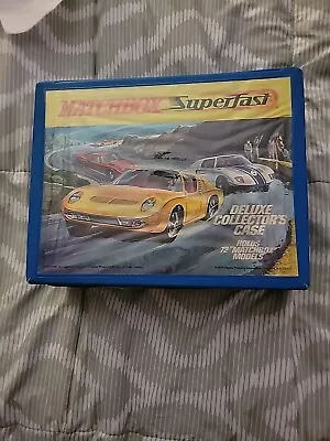 1970 Matchbox Superfast Deluxe Collectors Case Holds 72 Cars B2 • $50.99