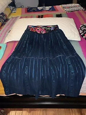 Mexican Embroidered Maxi Skirt Size S/M • $39.99