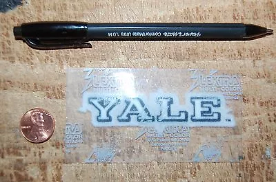 Yale Bulldogs 3 1/4  Lextra Patch 2000-Present Wordmark Logo College • $4.98