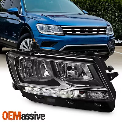 For 2018-2021 VW Tiguan Halogen W/LED DRL Signal Headlight Headlamp Passenger • $208.99