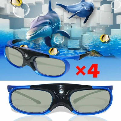 £22.94 • Buy New Active Rechargeble 3D Glasses For All DLP-Link Projector BenQ Acer CooLUX UK