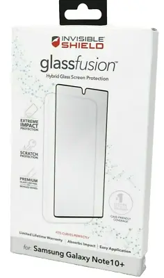 Zagg Invisible Shield Fusion Hybrid Glass Screen Protector Samsung Note 10+ Plus • $6.99